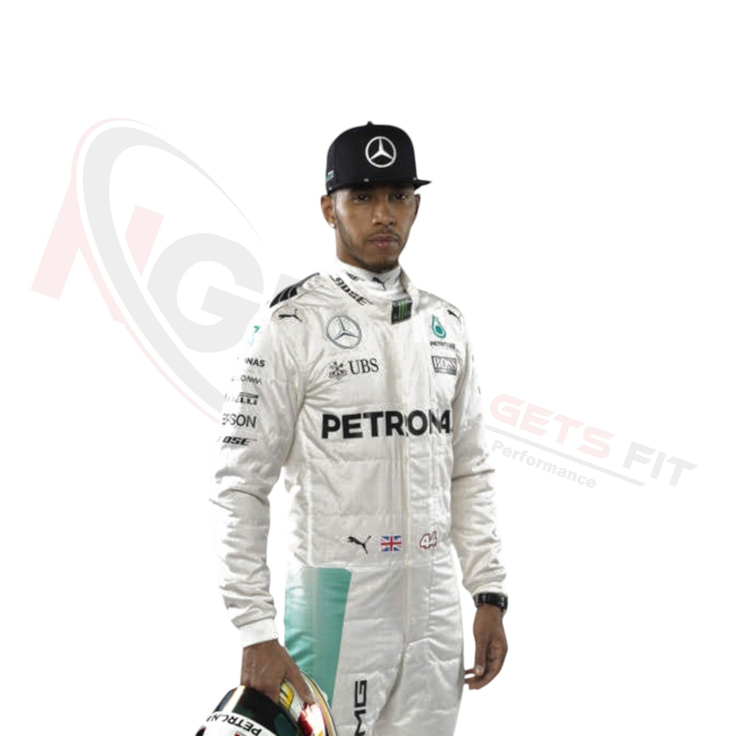 2016 Lewis Hamilton PETRONAS Mercedes F1 Race Suit REPLICA