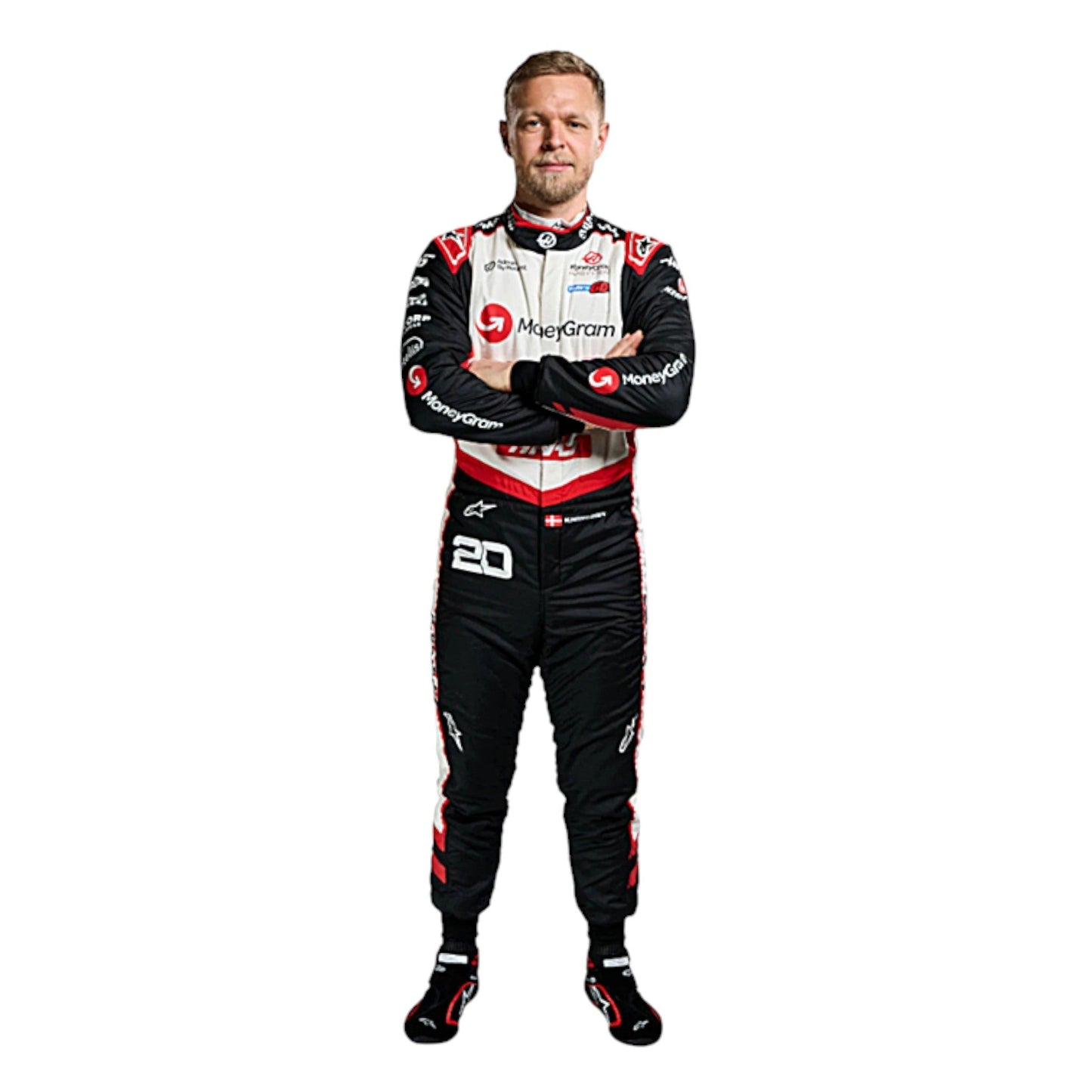 2024 Kevin Magnussen Haas F1 Race Suit REPLICA