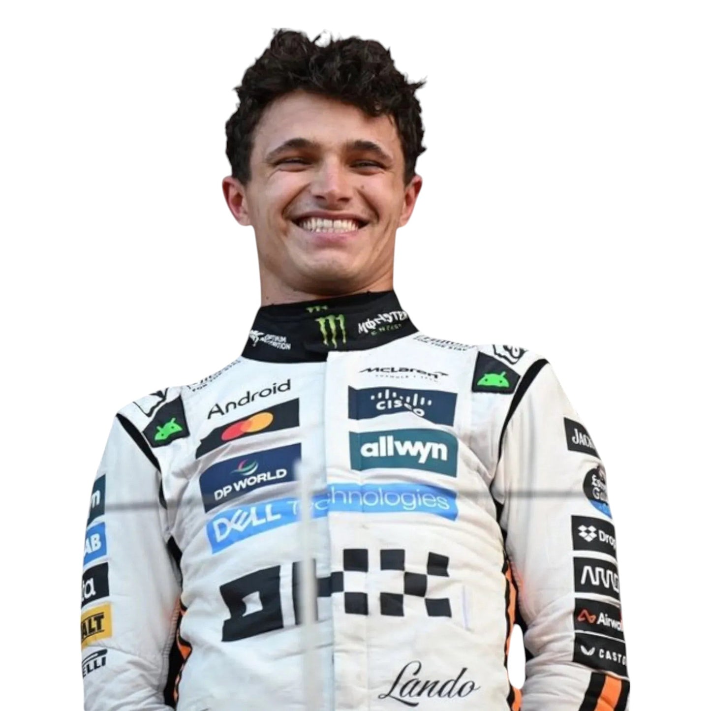 2025 Lando Norris Mclaren Monaco GP F1 Race Suit