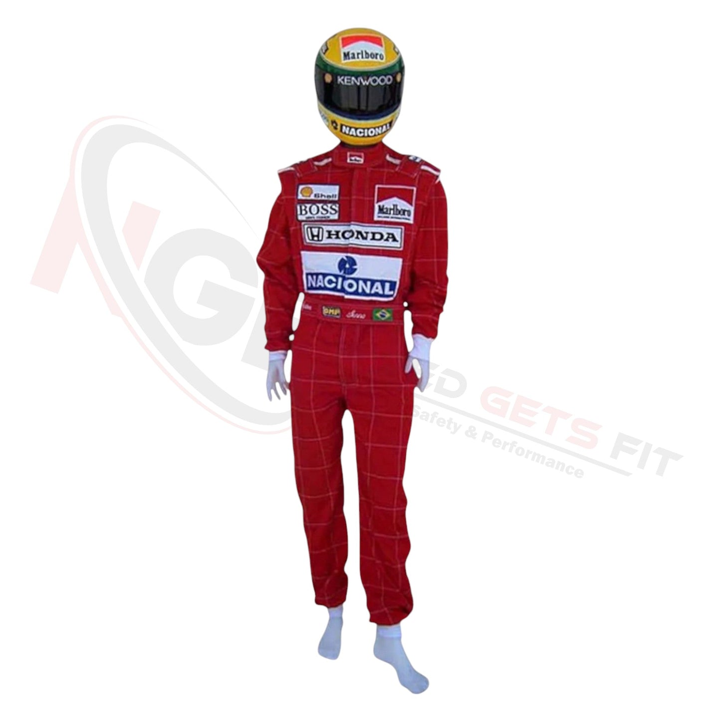 1991 Ayrton Senna Mclaren F1 Race Suit REPLICA