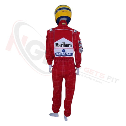 1991 Ayrton Senna Mclaren F1 Race Suit REPLICA