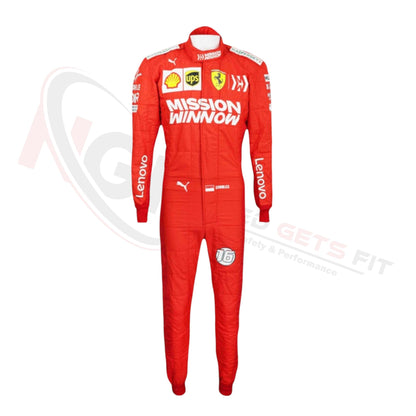 2019 Charles Leclerc Ferrari F1 Race Suit REPLICA
