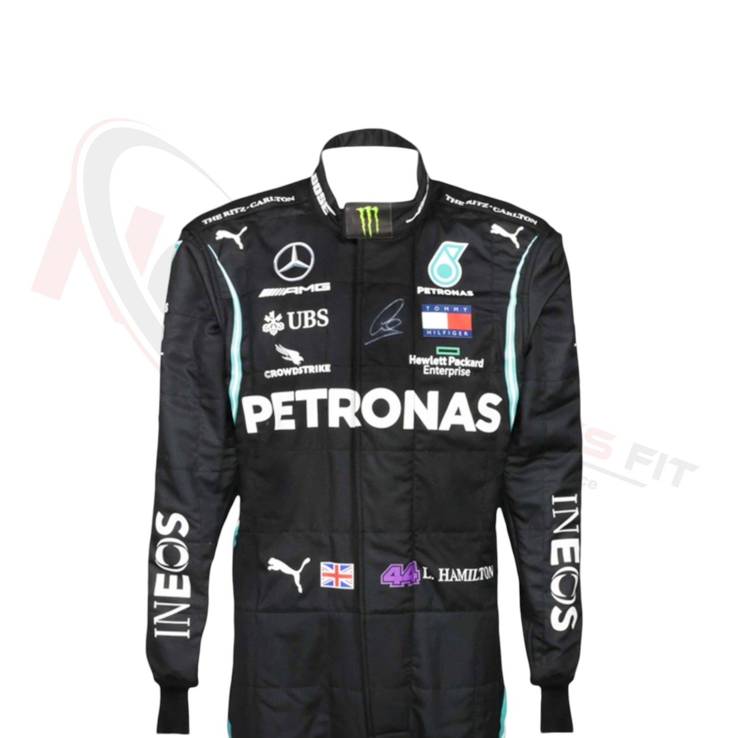 2020 Lewis Hamilton Mercedes F1 Race Suit REPLICA