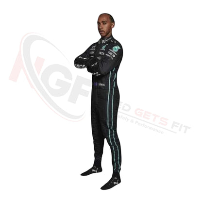 2022 Lewis Hamilton PETRONAS Mercedes F1 Race Suit REPLICA
