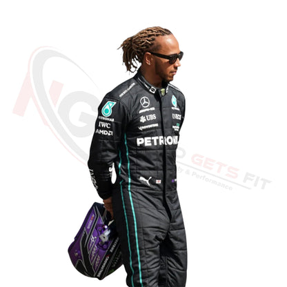 2022 Lewis Hamilton PETRONAS Mercedes F1 Race Suit REPLICA