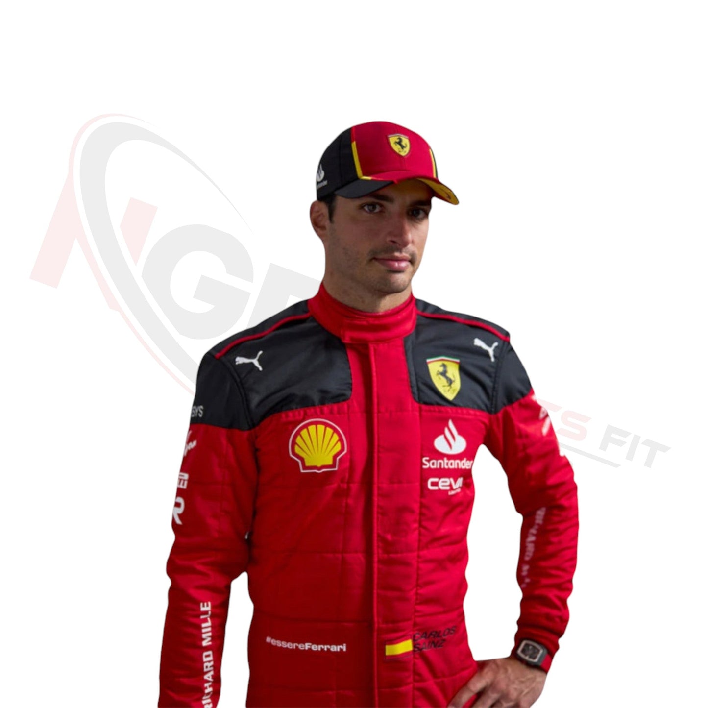 2023 Carlos Sainz Ferrari F1 Race Suit REPLICA