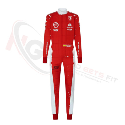 2023 Carlos Sainz (Las Vegas GP Special Edition) Ferrari F1 Race Suit REPLICA