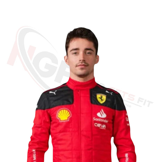 2023 Charles Leclerc Ferrari F1 Race Suit REPLICA
