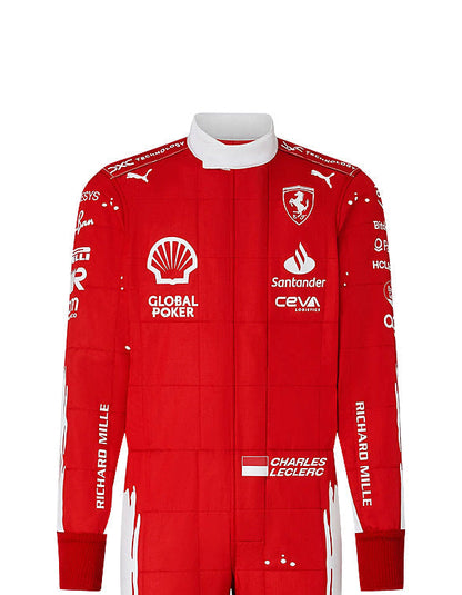 2023 Charles Leclerc Ferrari F1 Race Suit REPLICA
