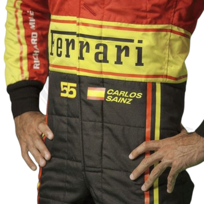 2023 Carlos Sainz Monza GP Ferrari F1 Race Suit
