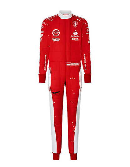 2023 Charles Leclerc (las vegas GP special edition) Ferrari F1 Race Suit REPLICA