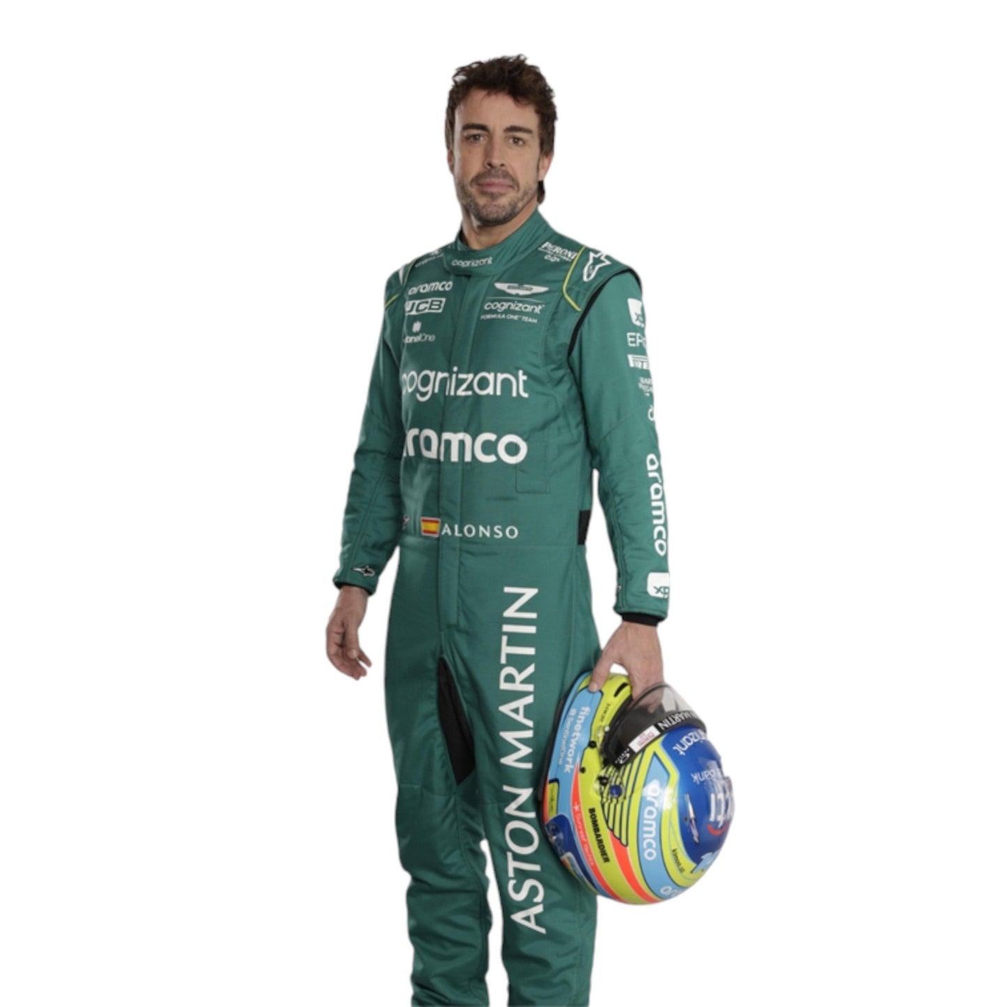 2023 Fernando Alonso Aston Martin F1 Race Suit REPLICA