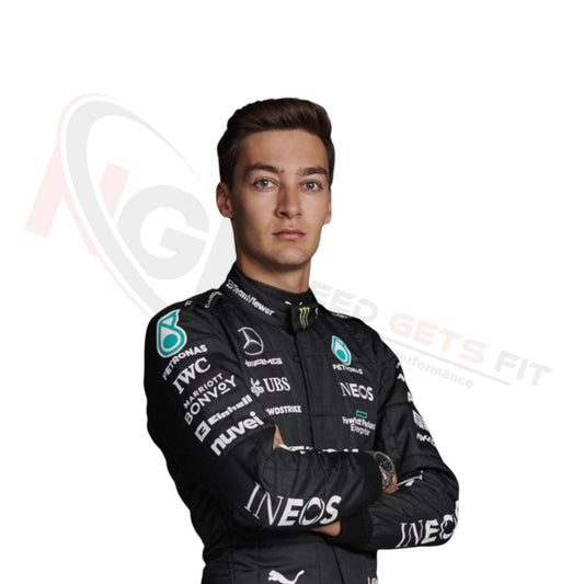 2023 George Russell PETRONAS Mercedes F1 Race Suit REPLICA