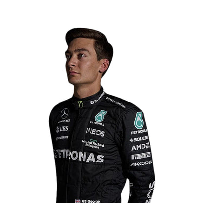 2023 George Russell PETRONAS Mercedes F1 Race Suit REPLICA