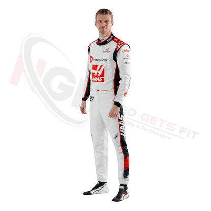 2023 Nico Hulkenberg Haas F1 Race Suit REPLICA