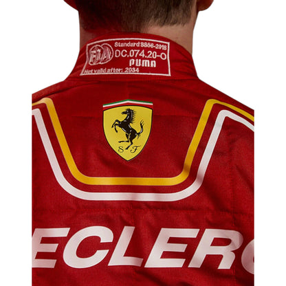 2024 Charles Leclerc Ferrari F1 Race Suit REPLICA