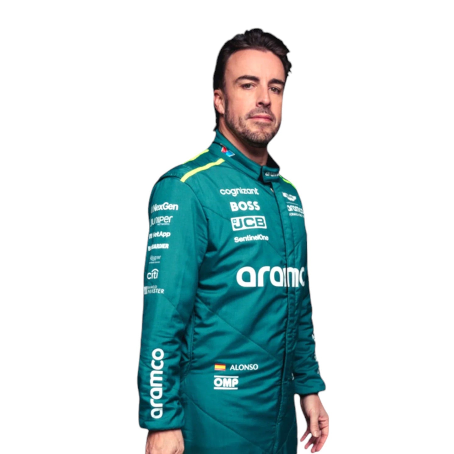 2024 Fernando Alonso Aston Martin F1 Race Suit REPLICA