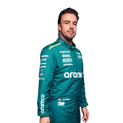 2024 Fernando Alonso Aston Martin F1 Race Suit REPLICA