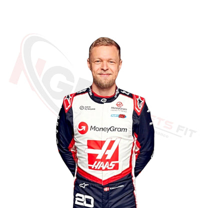 2024 Kevin Magnussen Haas F1 Race Suit REPLICA