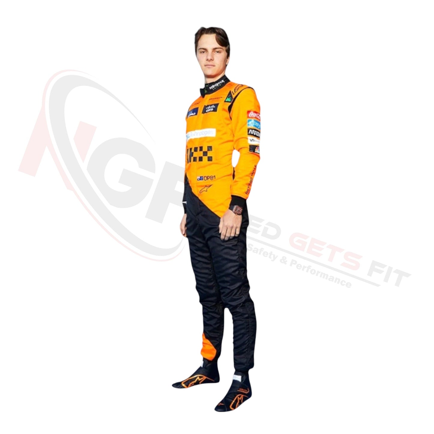 2024 New McLaren Oscar Piastri F1 Team Race Suit REPLICA