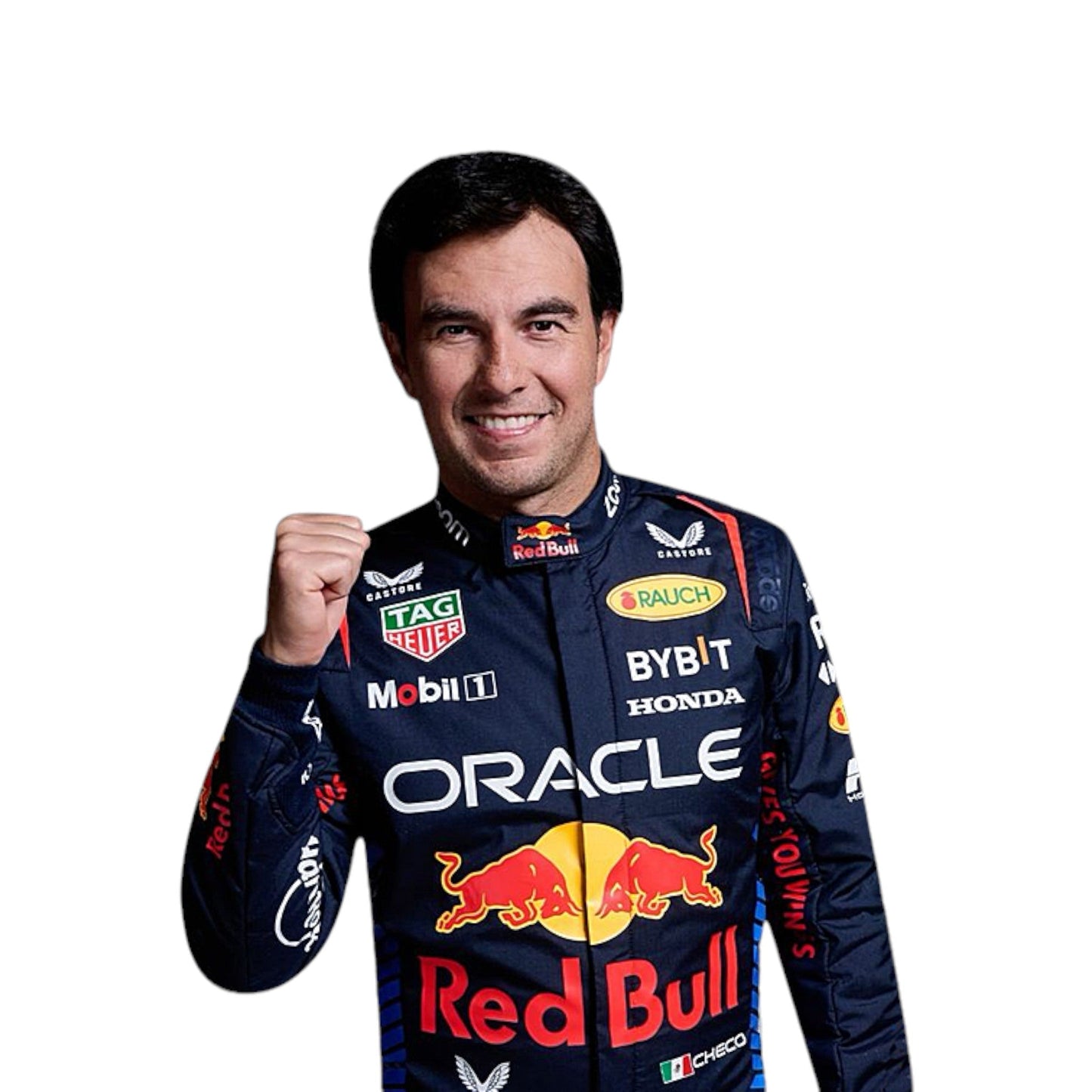 Sergio Perez Red Bull Honda F1 Rennanzug-Replika von 2024