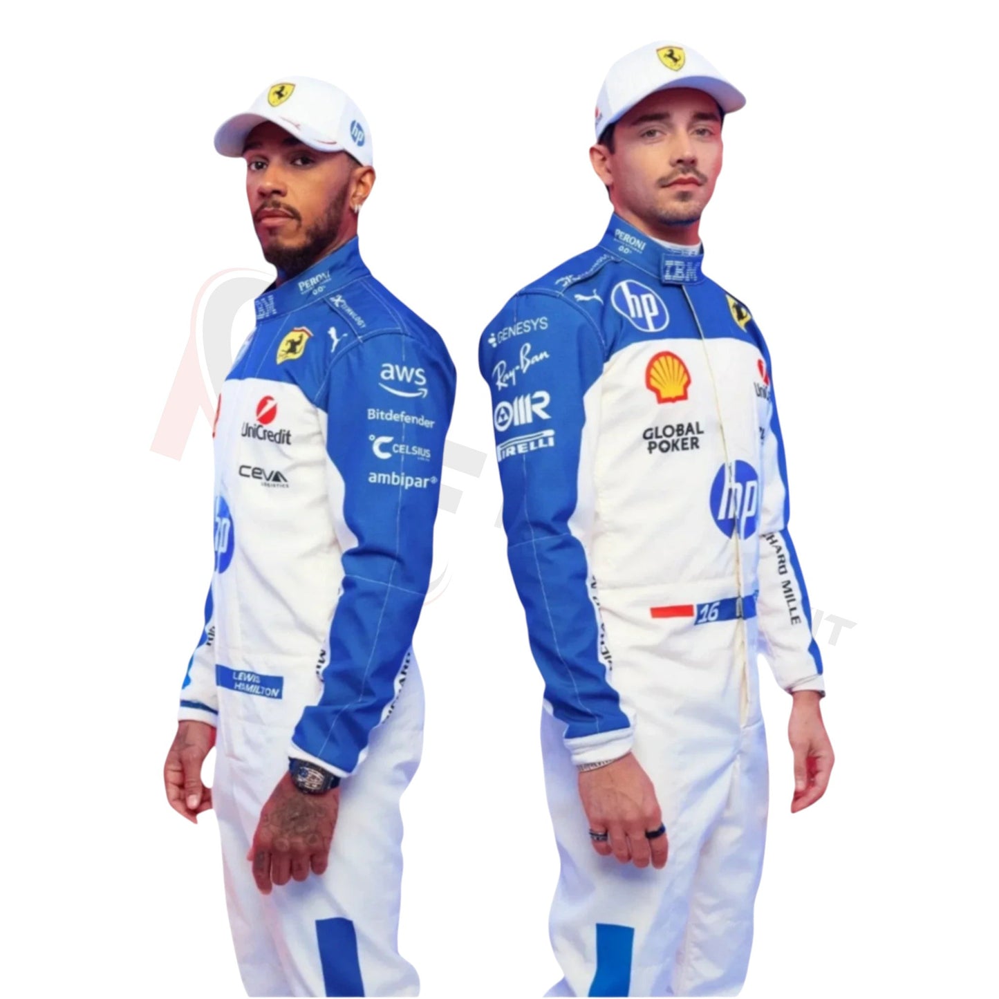2025 Charles Leclerc Ferrari Racing Miami GP Race Suit