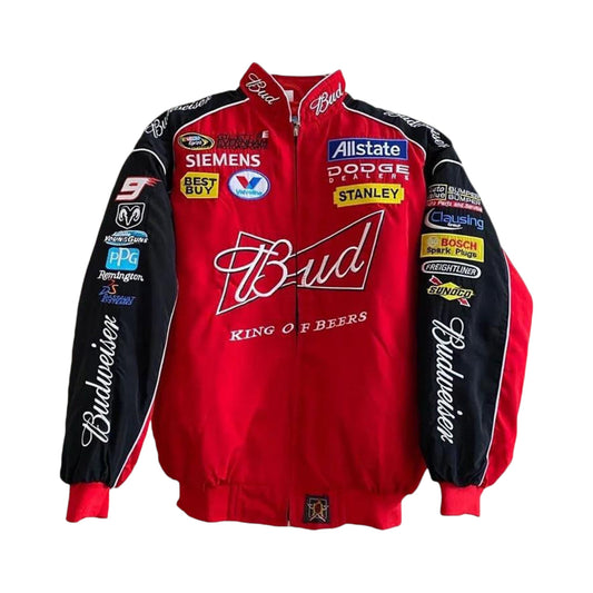 BUD NESCAR Race Jacket Embrouded