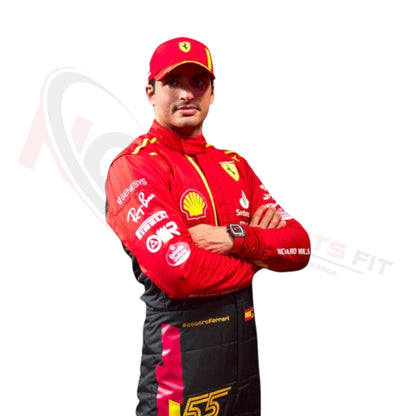 2023 Carlos Sainz Ferrari F1 Spain GP Race Suit