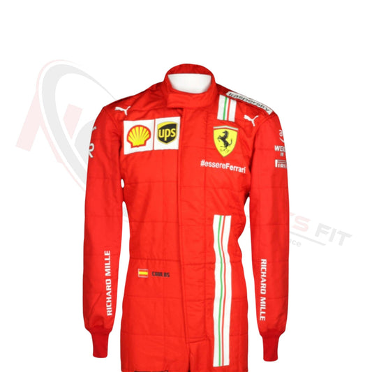 2021 Carlos Sainz Ferrari F1 Race Suit REPLICA