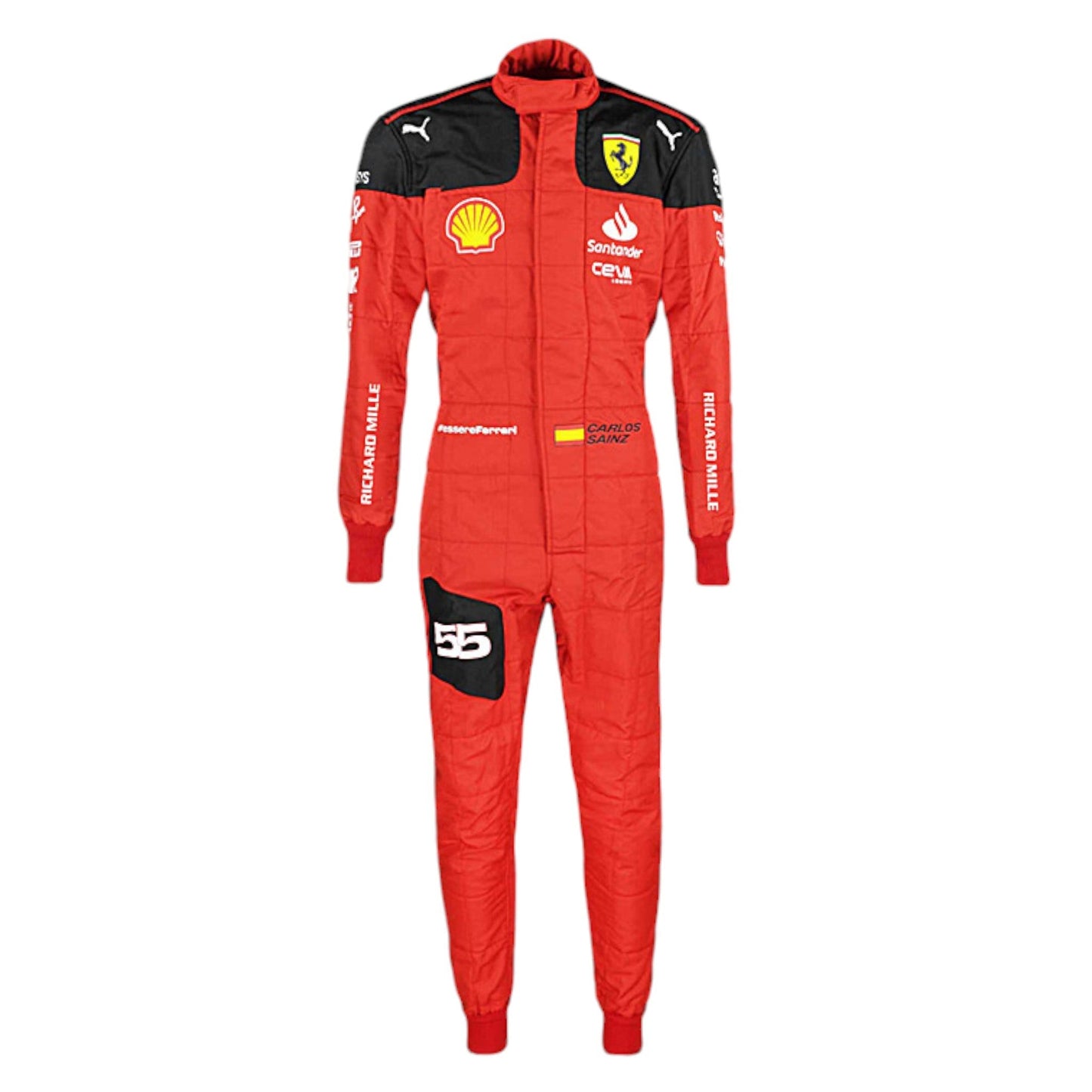 2023 Carlos Sainz Ferrari F1 Race Suit REPLICA