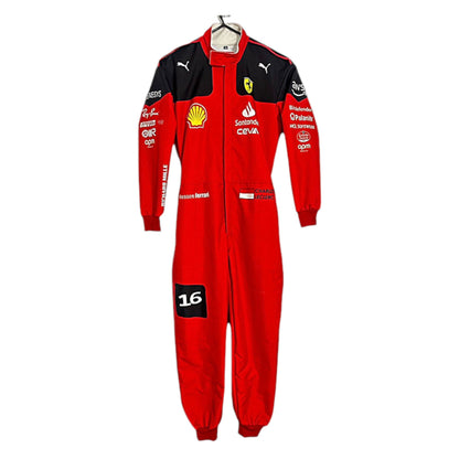 2023 Charles Leclerc Ferrari F1 Race Suit REPLICA