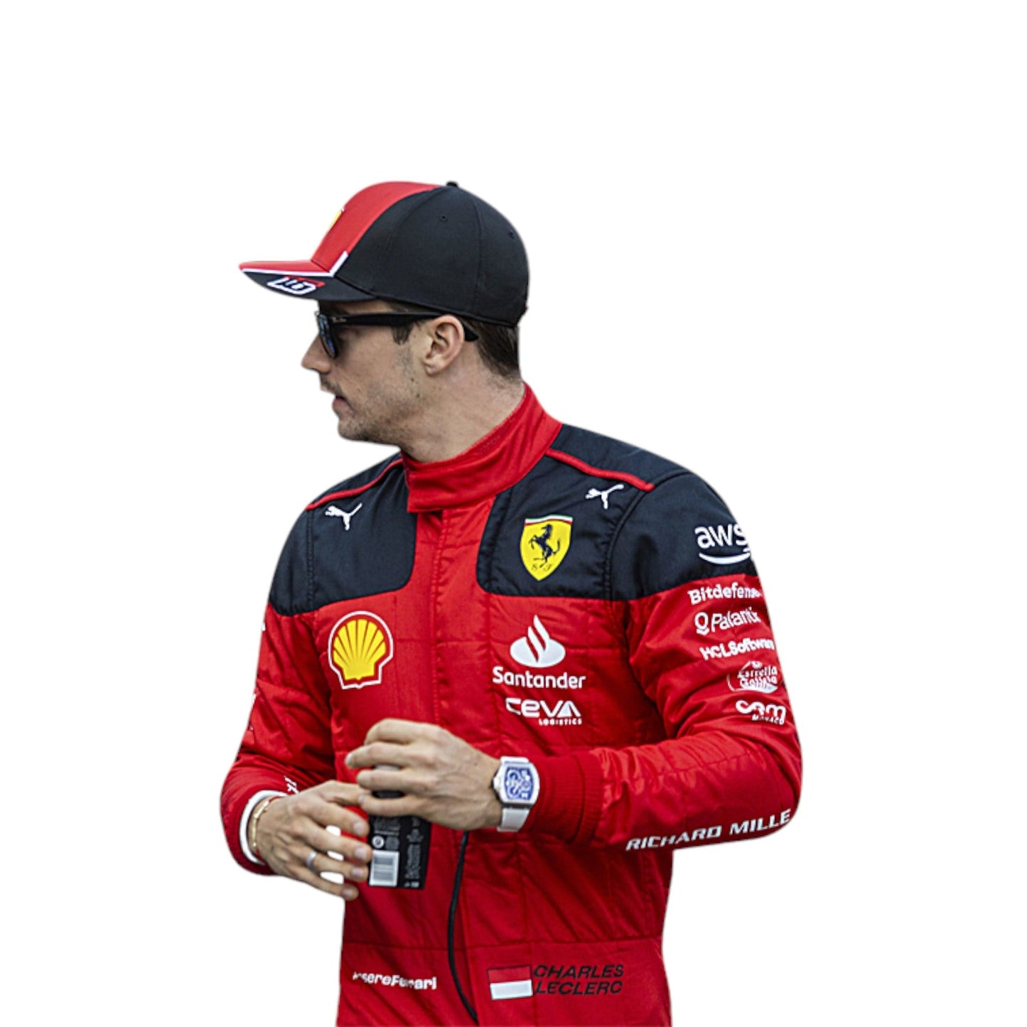 2023 Charles Leclerc Ferrari F1 Race Suit REPLICA