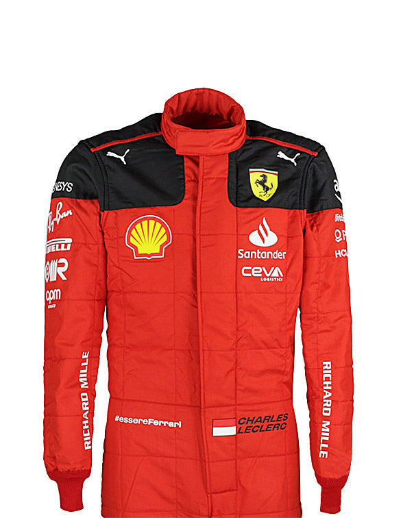 2023 Charles Leclerc Ferrari F1 Race Suit REPLICA