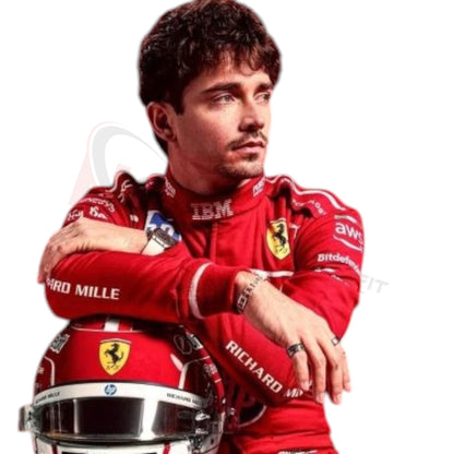 2025 Charles Leclerc Ferrari F1 Race Suit