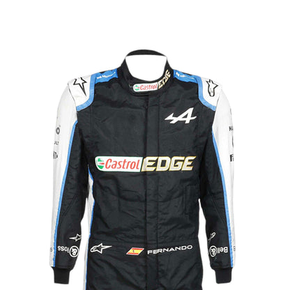 2021 Fernando Alonso Alpine F1 Race Suit REPLICA