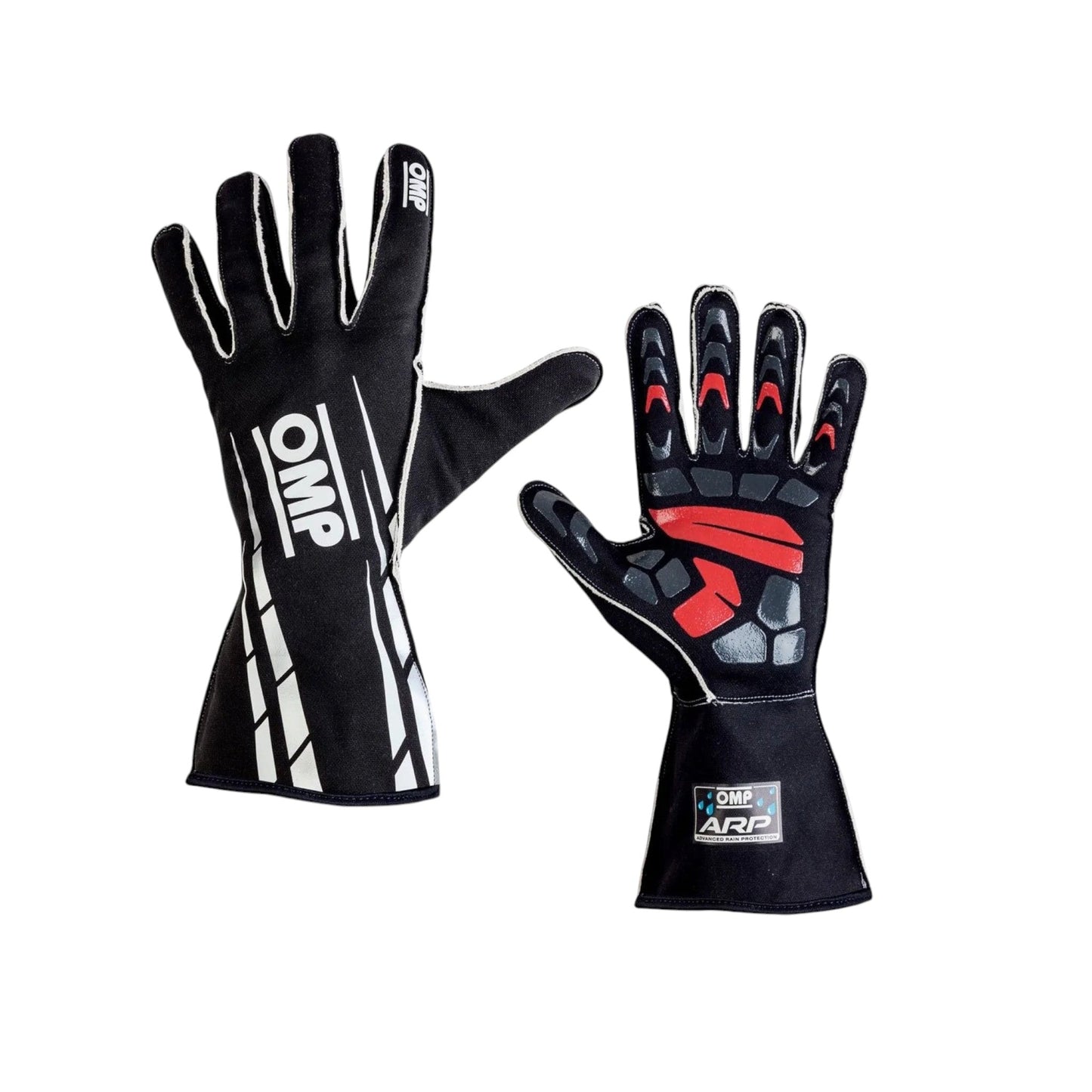 OMP ARP Black Rainproof Karting Gloves
