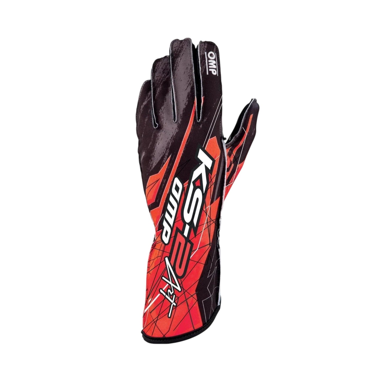 OMP KS-2 ART Kart Gloves Black/White/Red