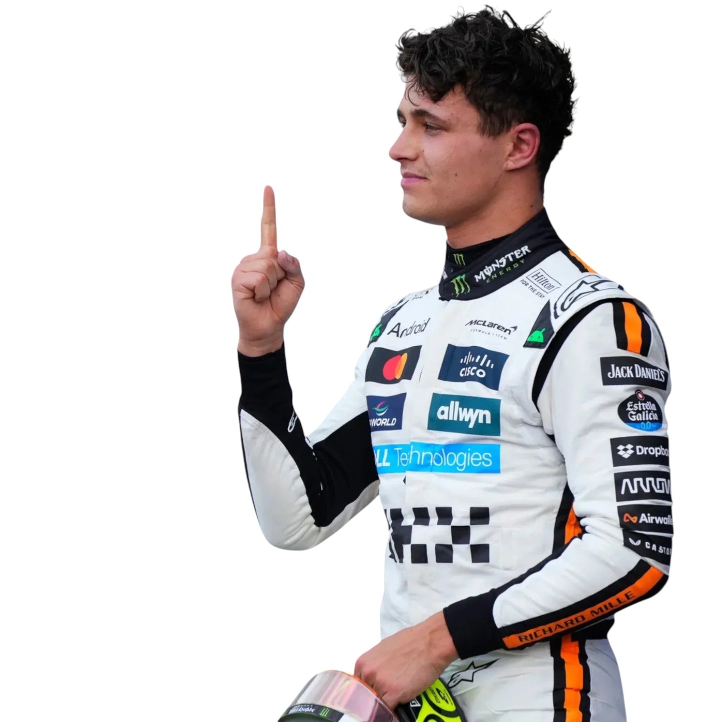 2025 Lando Norris Mclaren Monaco GP F1 Race Suit