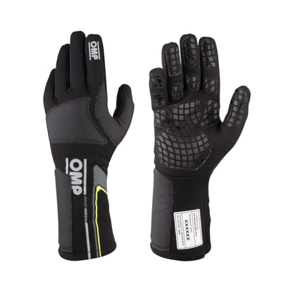OMP PRO MECH MY21 FIA Mechanic Gloves Black